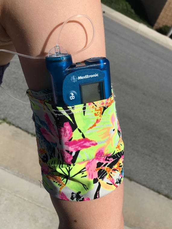 SPANDEX Insulin Pump Arm Band - Standard Size Pump