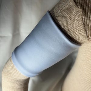 BLUE ICE NEOPRENE Sensor Arm Band Cover - Dexcom, OmniPod, Libre