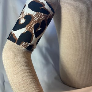 BABY CHEETAH SPANDEX Sensor Cover Arm Band - Dexcom, OmniPod, Libre