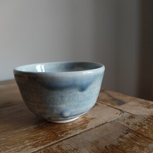 Handmade blue porcelain cup / tea cup / fine handmade cup / franzi ceramics