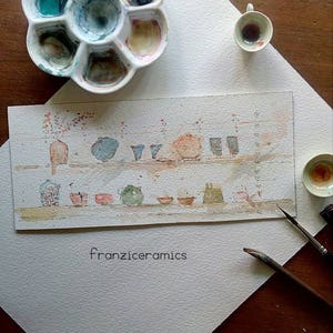 Acquerello originale carta arches 300g. / illustrazione / pittura artista / disegno d artista / regalo unico / acquarello fatto a mano