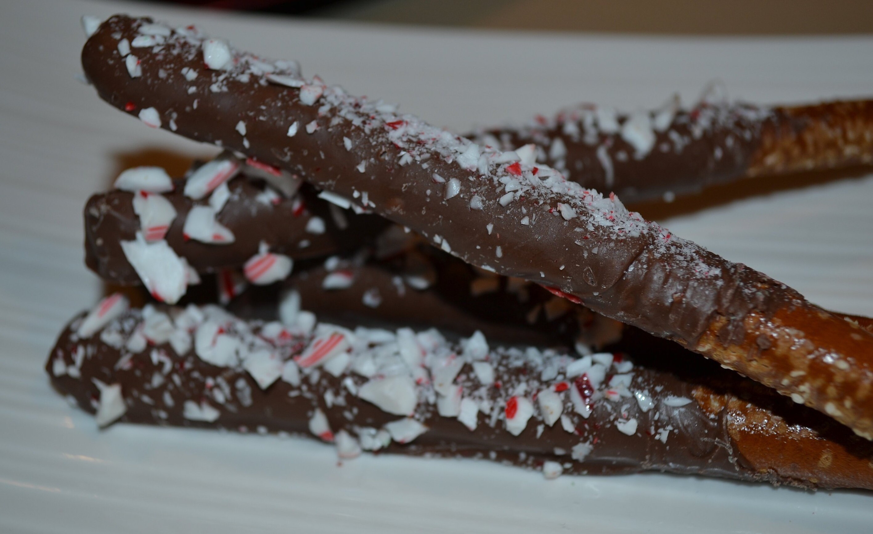 Christmas Pretzel sticks Christmas Chocolate Covered Etsy