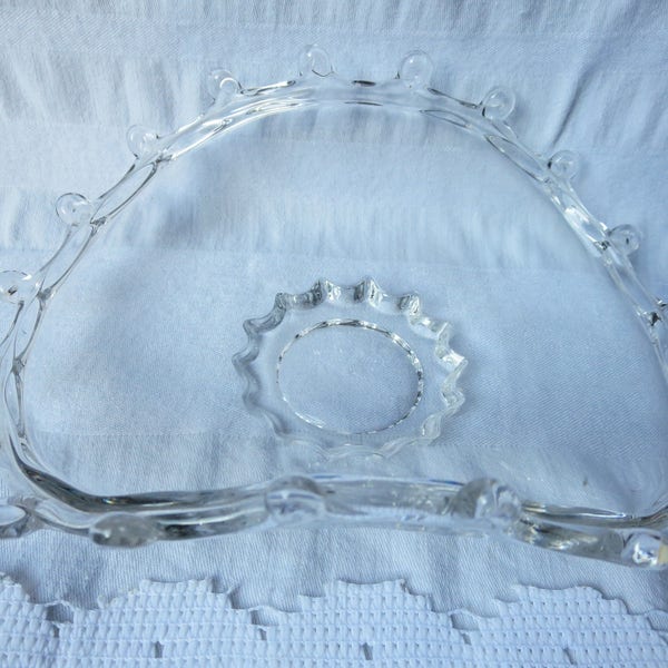 Heisey Glass Lariat Pattern Bon Bon Dish 1942-1957 Napkin Holder