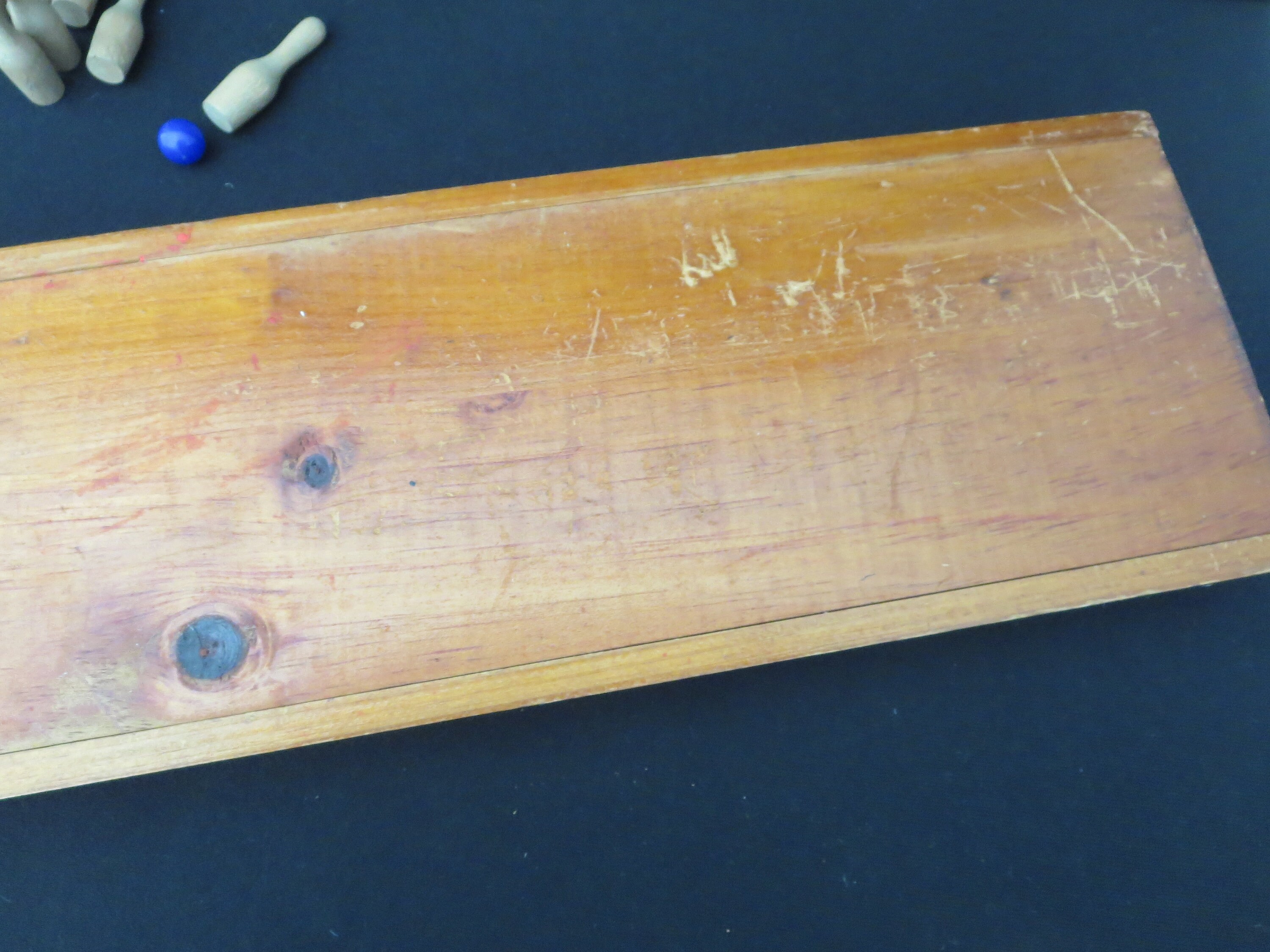 Antique Tabletop Bowling Alley Game Antique Toy Bowling Game Etsy