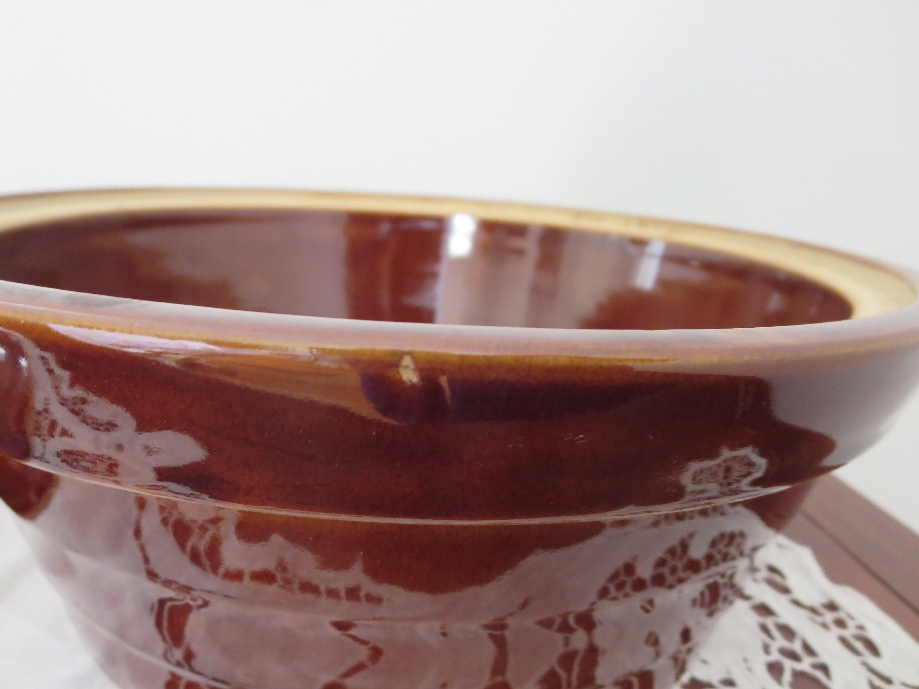 Vintage Brown Glazed Pottery Individual Casserole Dish – Pink Porch Market