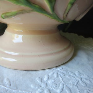 ON SALE! Vintage Hull H-9-8 1/2, Large Hull Magnolia Vase Glossy, Pink Flowers, 1947-1948, USA Art Pottery bild 6