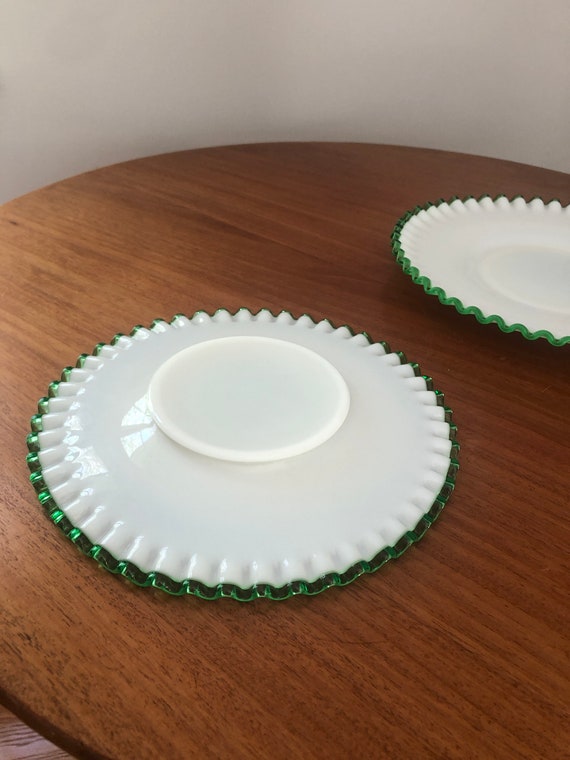 希少　fenton エメラルド　クレスト　アメリカ　ビンテージ　ミルクグラス 希少 fenton エメラルド クレスト アメリカ ビンテージ ミルク