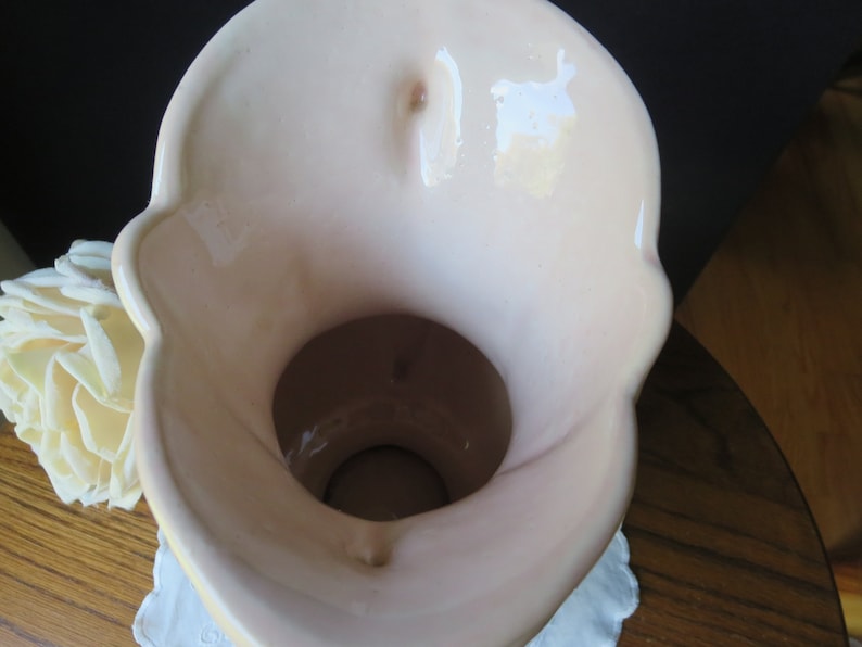 ON SALE! Vintage Hull H-9-8 1/2, Large Hull Magnolia Vase Glossy, Pink Flowers, 1947-1948, USA Art Pottery bild 7
