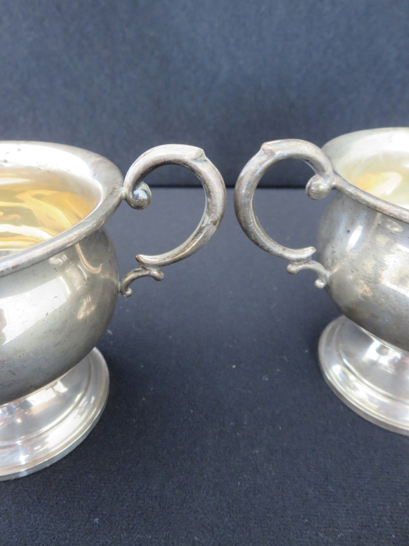 Vintage Hamilton Sterling Silver Sugar and Creamer Set Etsy