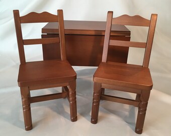 american girl molly table and chairs