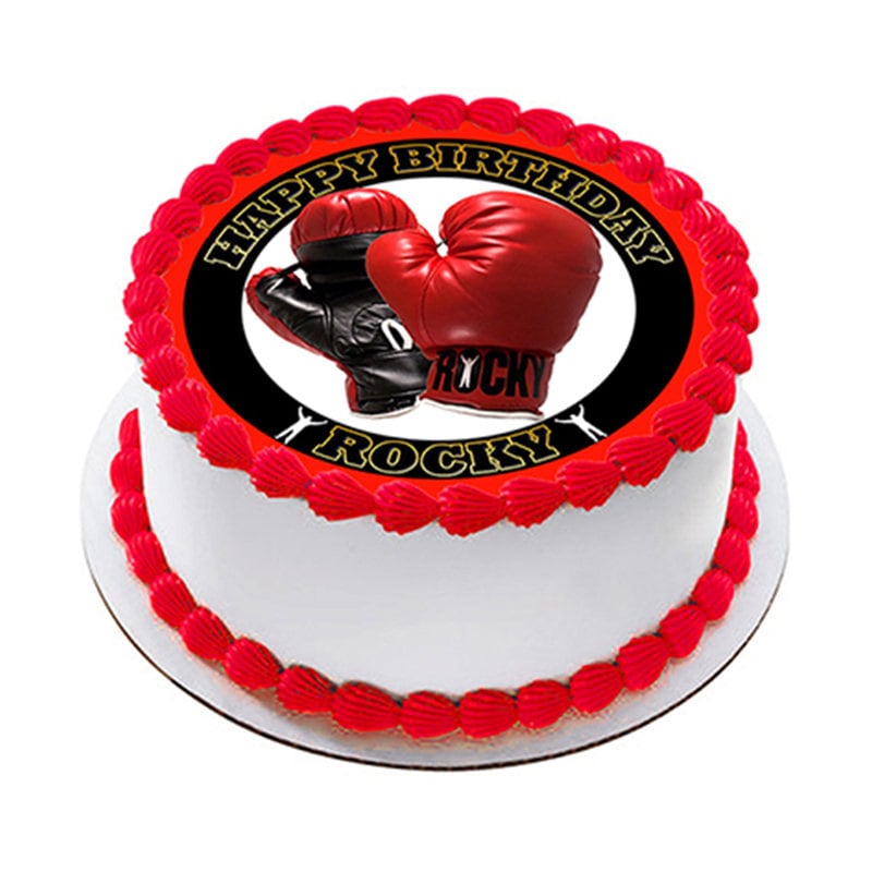 Home & Garden Cookware, Dining & Bar Personalised Boxing Fan Boxer Sport  Edible Icing Birthday Party Cake Topper KW2062665