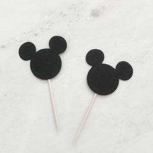 Mickey Mouse Cupcake Toppers Mickey Mouse Birthday Party Mickey and Minnie Mickey and Friends Baby Shower Baby Mickey Mouse Mickey Ears