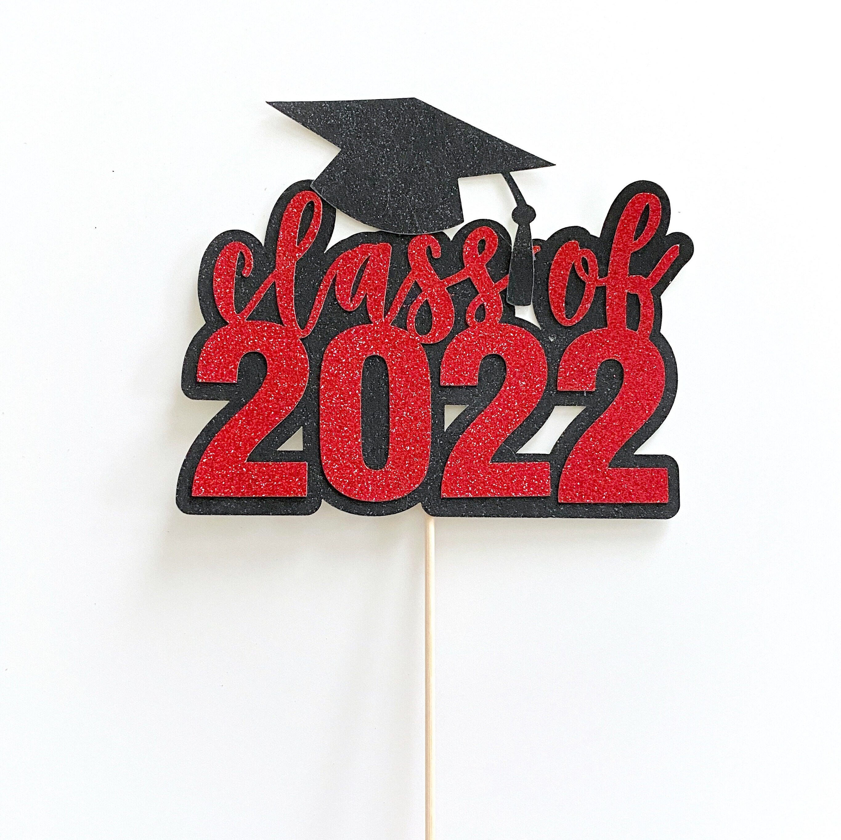 Class of 2022 Cake Topper Graduation Cake Topper Happy - Etsy