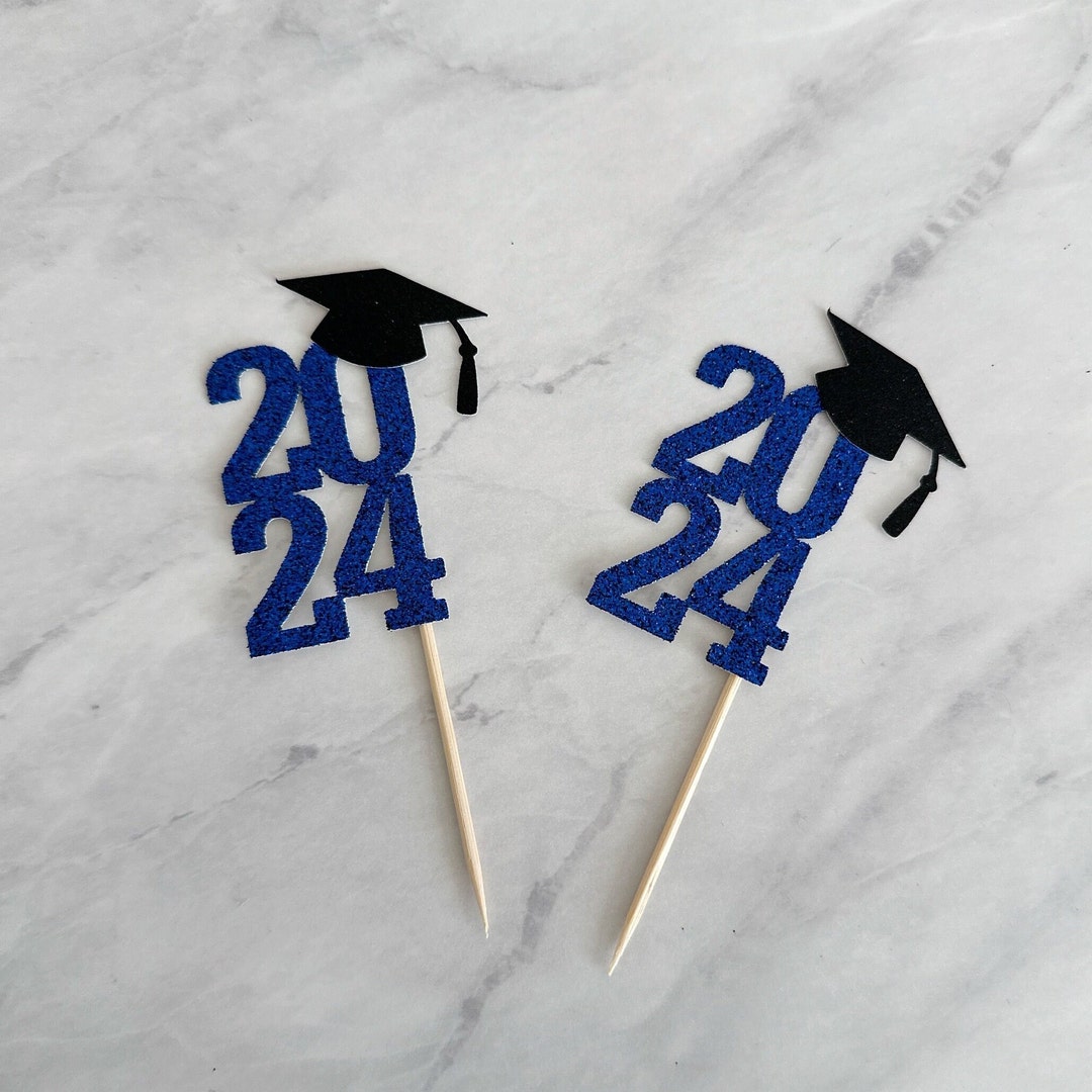 2024 Graduation Cupcake Toppers Graduation Cupcake Topper 2024 Grad