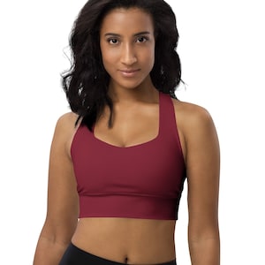 Canada Flag Sports Bras for Women Padded Gym Workout Short Crop Top Yoga  Tank Top XL