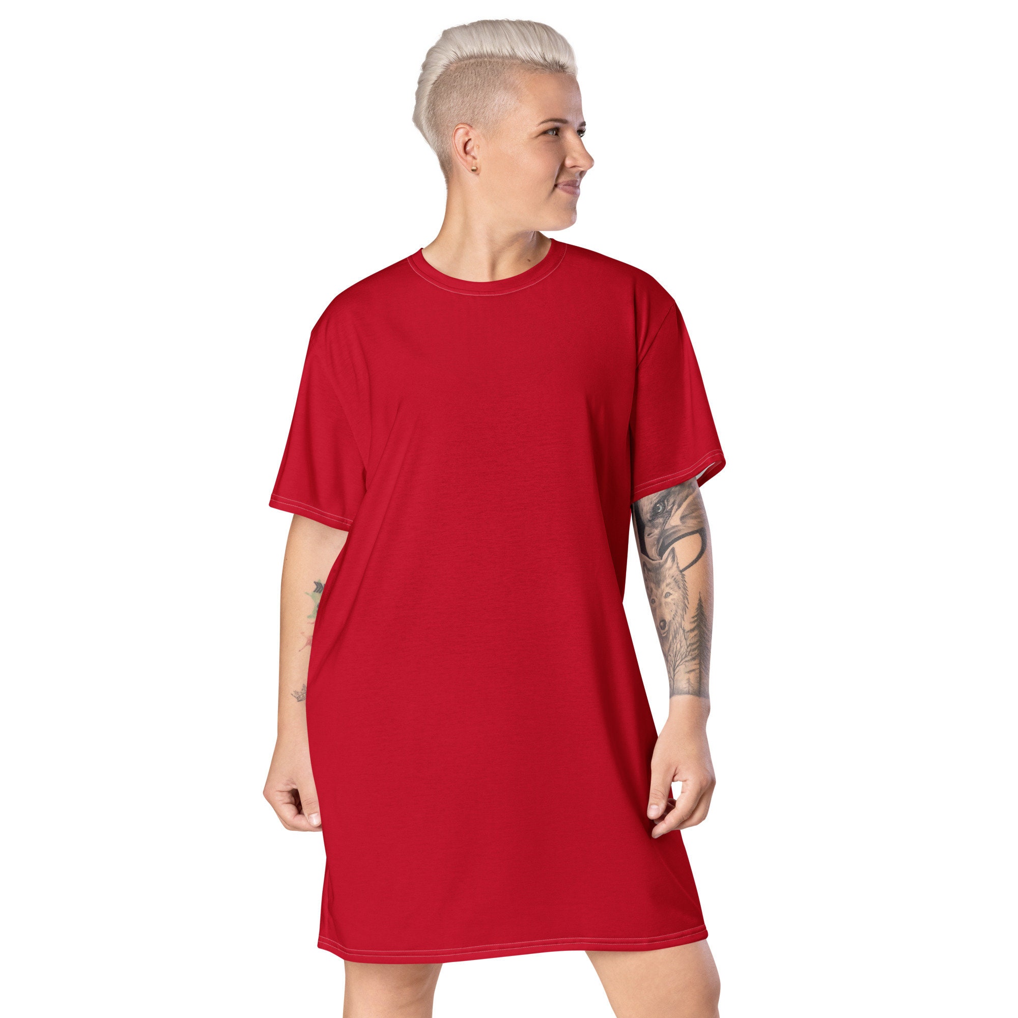 beauty'  Free t shirt design, Red tshirt dress, Cute black shirts