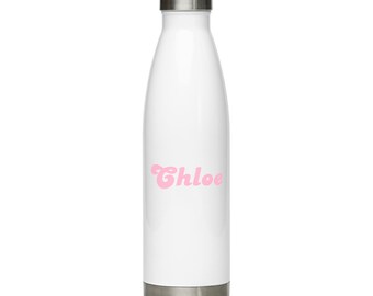 PERSONALIZED BOTTLE - Stainless Steel Water Bottle - Custom Name Bottle - Bride Water Bottle - Bridesmaid Bottle - Bridesmaid Gift Idea