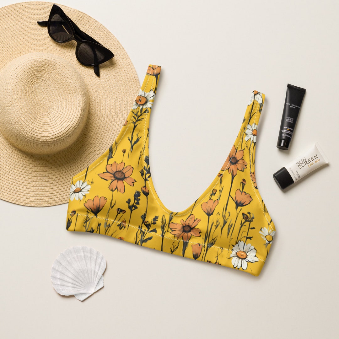 Bikini Patchwork Tee - Yellow