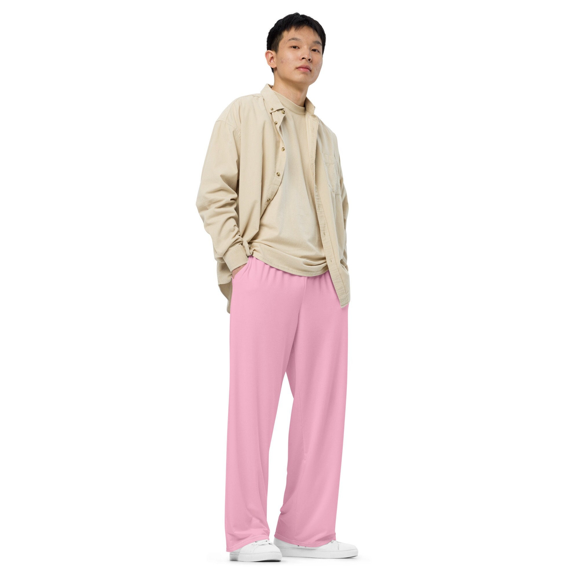 JNGSA Lounge Pants Men Casual Silk Pajama Trousers Lace Up Elastic Pants  Hip Hop Fluorescent Pants Night Sports Pants Navy Clearance
