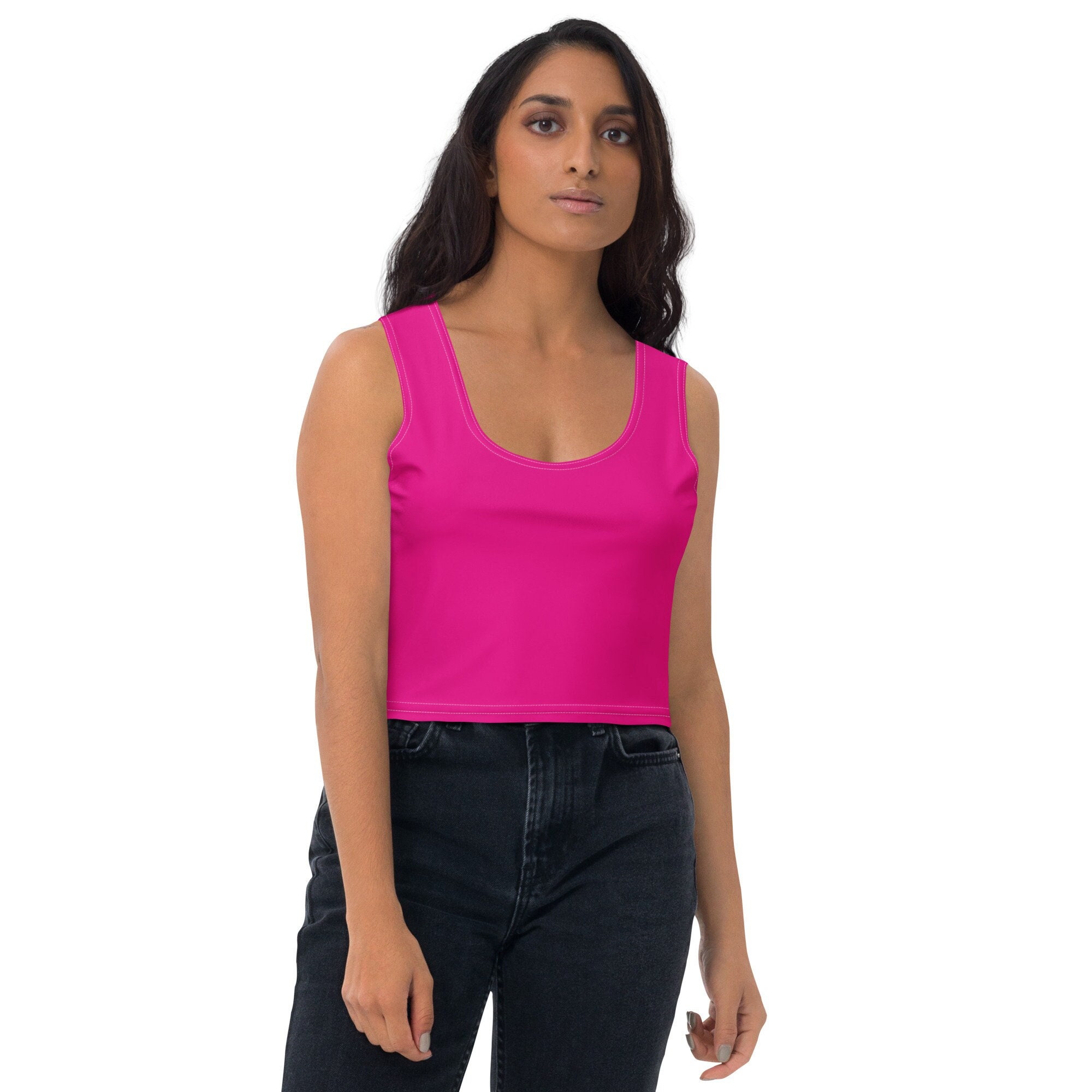 Hot Pink Tank Top - Etsy