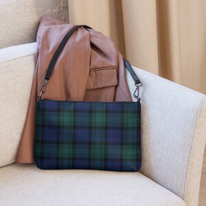 Green plaid purse hotsell
