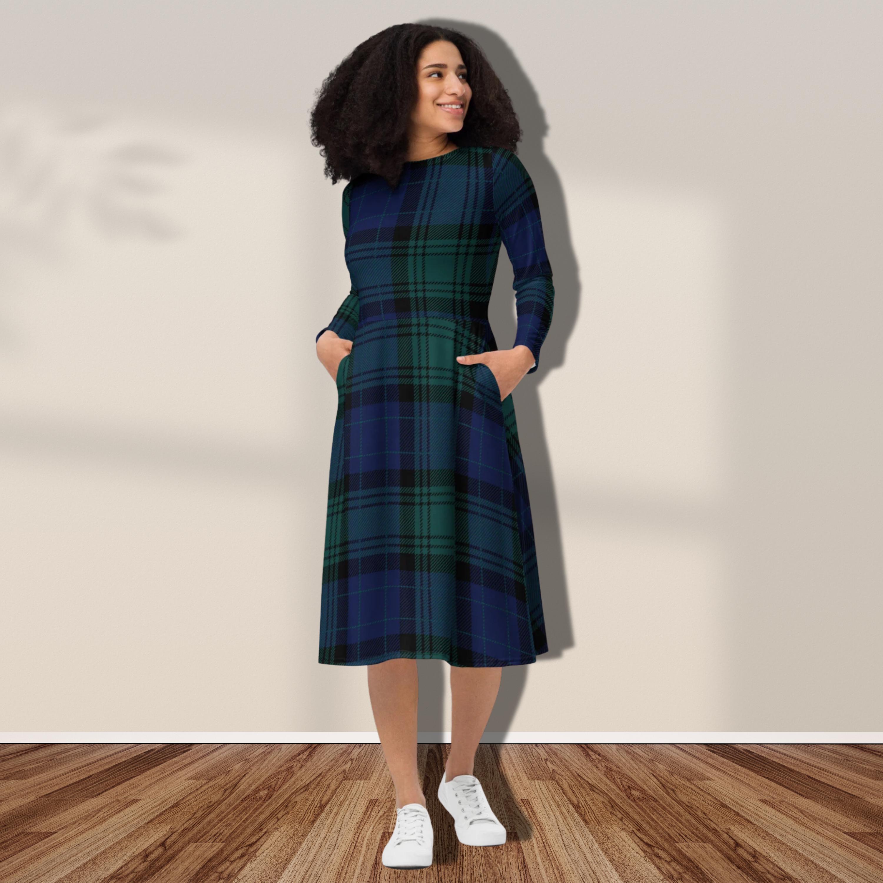 Tweed Midi Dress - Etsy