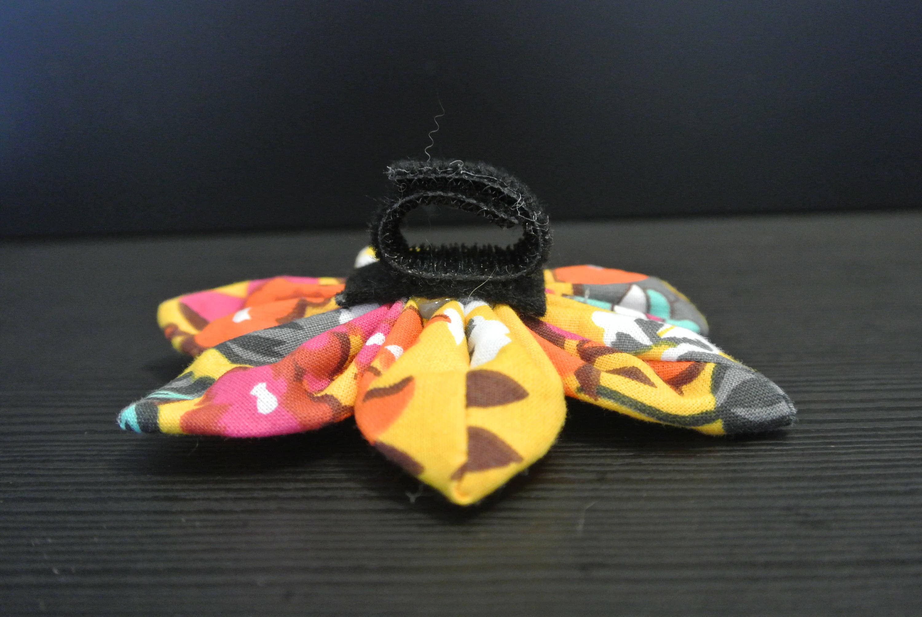 Gelb rosa orange grau floralEs Stoffhalsband Blume für Hund Etsy