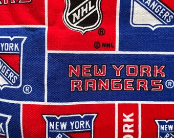 New York rangers hockey collar flower, bow tie, or bandana for dog or cat // handmade gift // hockey fan // nhl // NY // Stanley cup