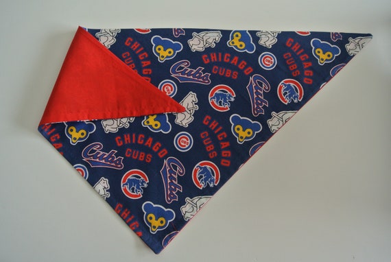 cubs dog scarf