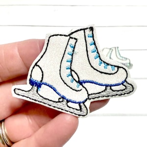 Ice Skating Feltie, Skates Feltie Embellishment, Winter Feltie, Lets Go Skating Feltie, Ice Skates Feltie, Snow Day Feltie, Burr Cold Feltie