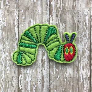 Caterpillar Feltie, Worm Feltie Embellishment, Cute Caterpillars Feltie, School Feltie, Insect Felties, Wormy Feltie, Butterfly Felties