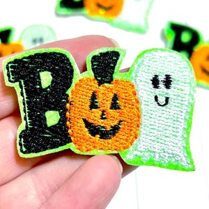 BOO Ghost Friends Feltie, Halloween Feltie Embellishment, Ghost Feltie, Jack O Lantern Felties, Boo Felties, Fright Night Feltie, Spooky