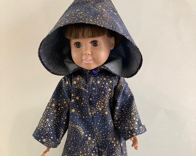 Wizard's Wand and Robe for 18 Inch Doll Like the American Girl Doll - Etsy