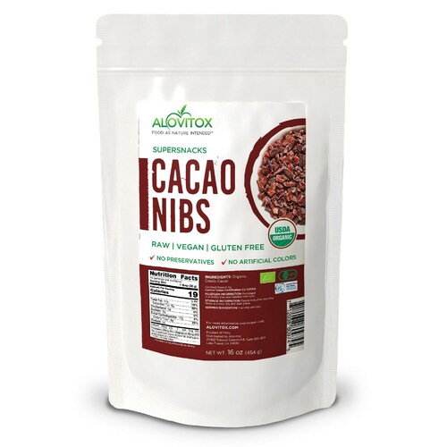 thumbnail interactive-video image 1 of Cacao Nibs, Raw, Organic From The Best Cocoa Beans, 100% USDA Certified By Pure Natural Miracles 1 of 9