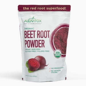 Polvo de raíz de remolacha orgánica: Alovitox Superfood imagen 1