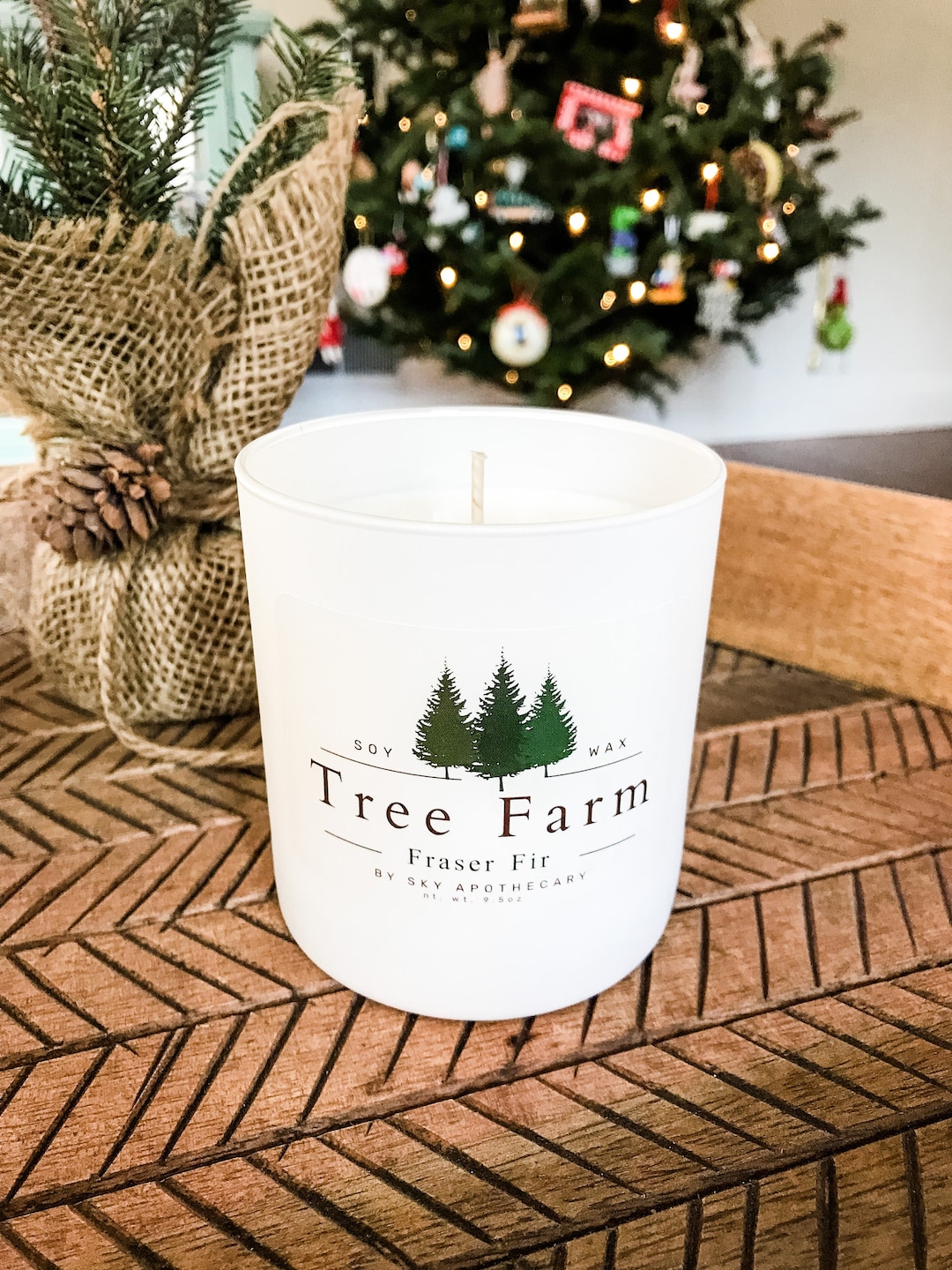 Tree Farm Candle/soy Candle/holiday Candle/christmas Etsy