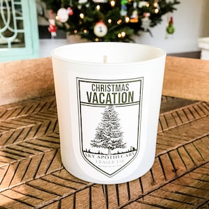 Christmas Vacation Fraser Fir Candle/Soy Candle/Holiday Candle/Christmas Candle/Christmas Movie Candle/Pine Candle/Hygge/Winter