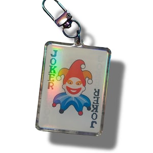 Chaveiro Balatro Joker (Holográfico)