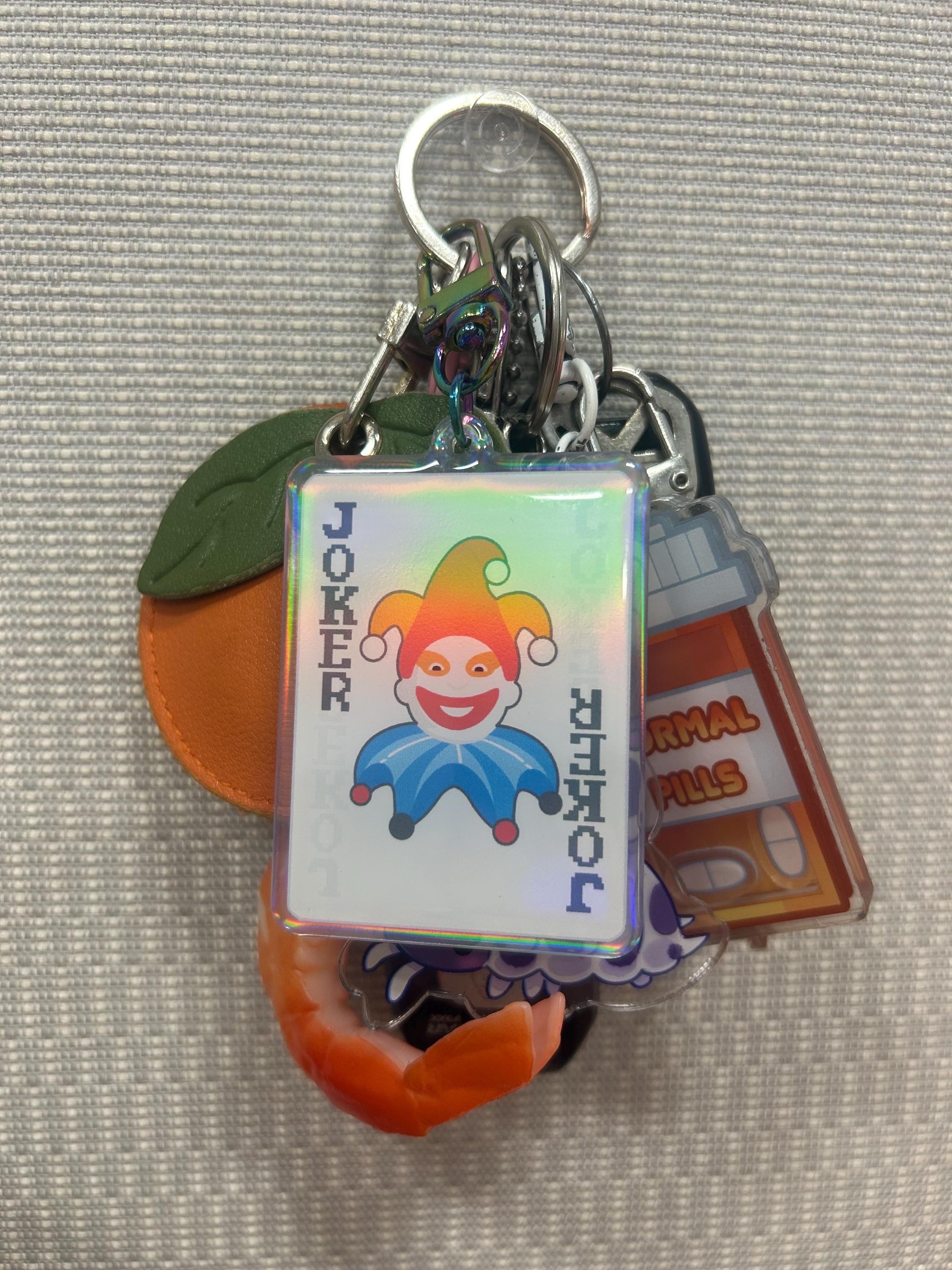 Balatro Joker Keychain (holographic) - Etsy