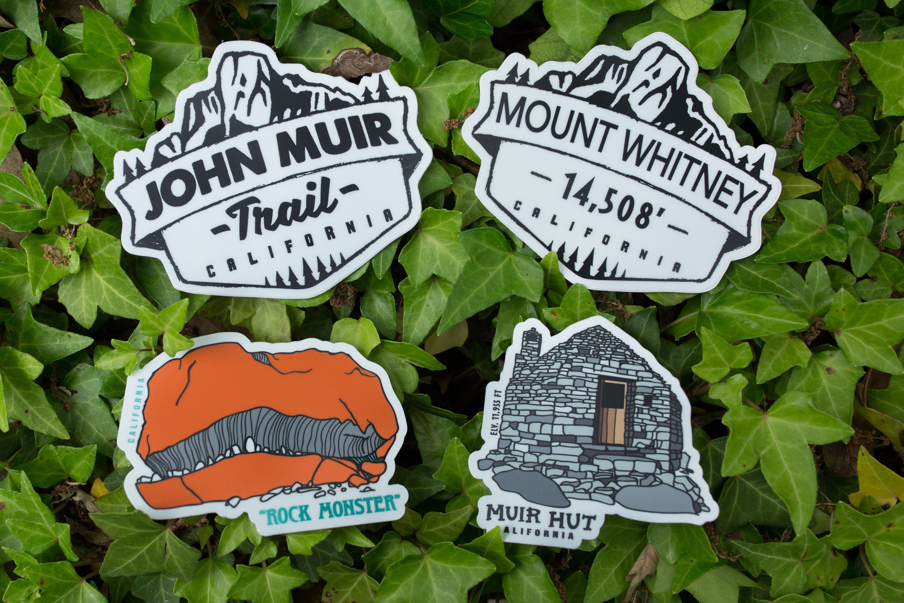 JOHN MUIR TRAIL Hiker Vinyl Decal Sticker C 