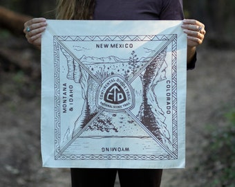 Continental Divide Trail bandana