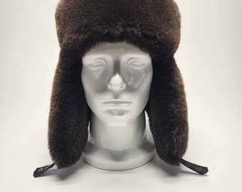 Vintage 40s/50s Black Sheared Rabbit Fur Hat: Silk Lined - Etsy display picture 1