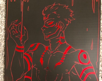 DISCOUNT Sukuna foil poster