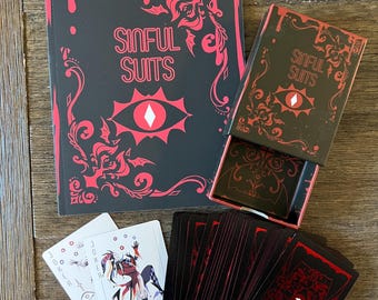 Sinful Suits Playing Cards + Art Book