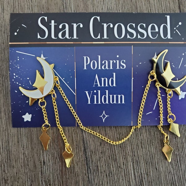 Star Crossed Enamel Pin: Polaris and Yildun