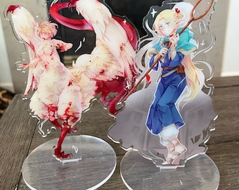 Falin and Marcille Dungeon Meshi standees