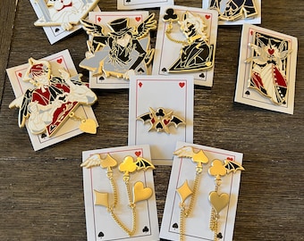 Sinful Suits Pins