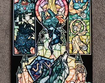 Twilight Princess Stained Glass Poster