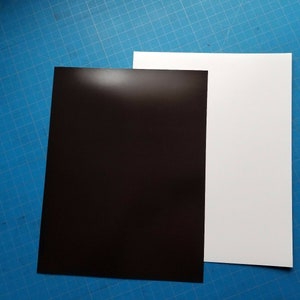 PLAIN White Magnet Sheet 11&quot; x 8.5&quot; (1 SHEET of 30 mil Thick)