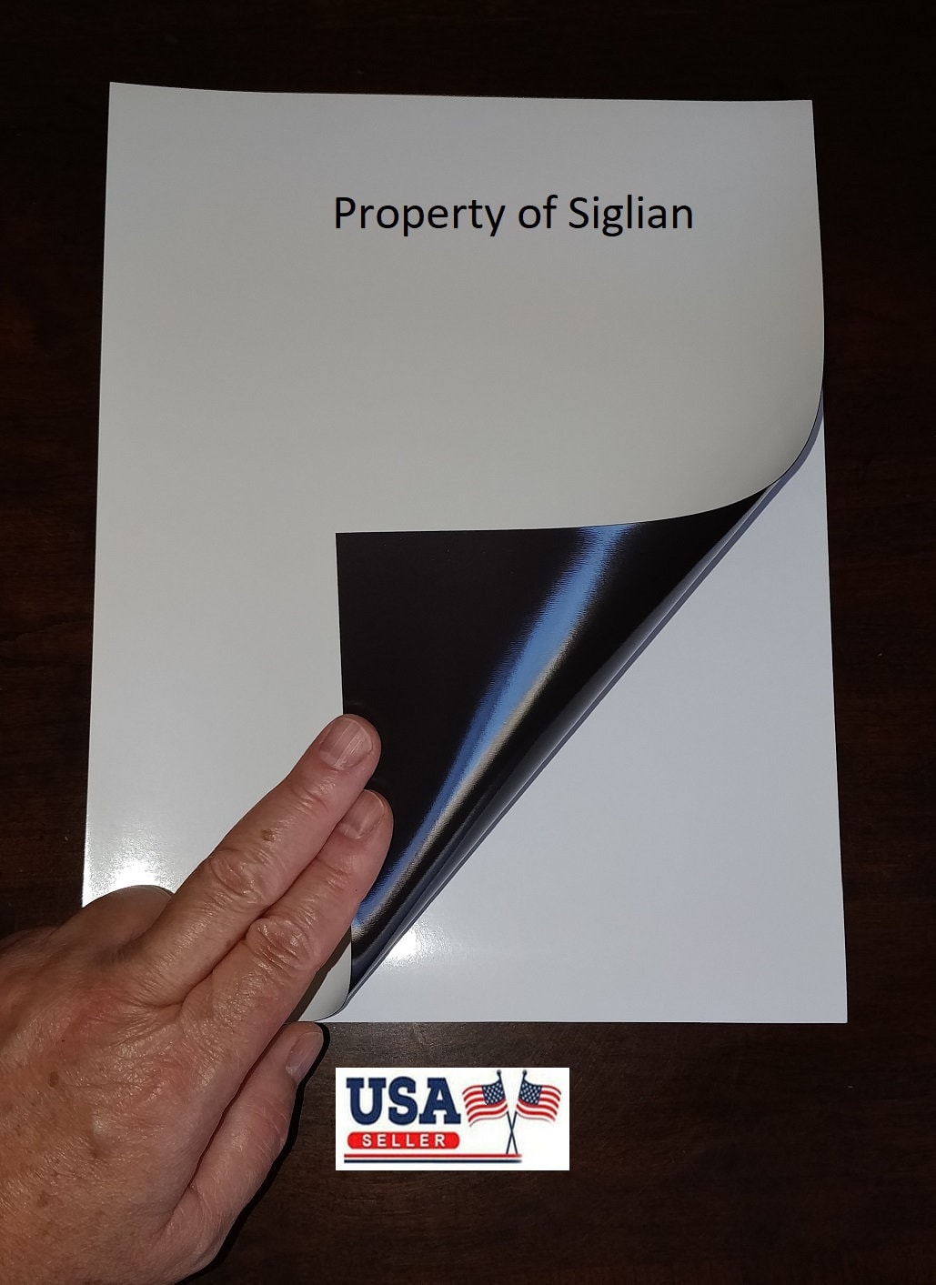 GLOSSY MAGNETIC PAPER (25 Sheets) - Printable Magnet Sheets - 8.5"x11 ...